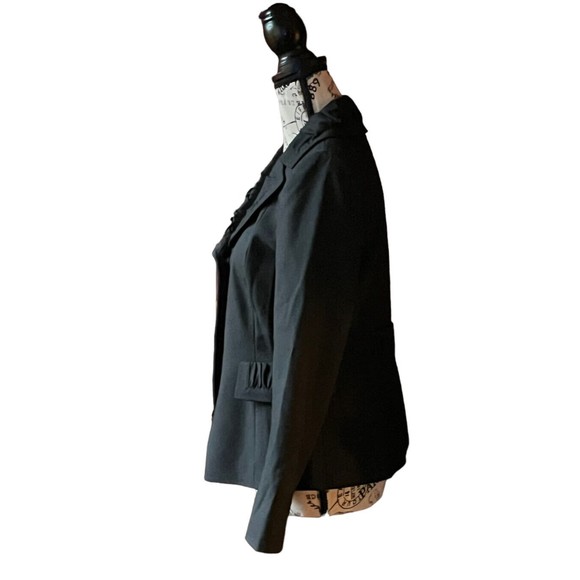 Tahari ASL Black Button Up Womens Blazer Jacket  Petite 4P Business Casual - Picture 3 of 9